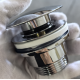 Донный клапан для раковины Zerix BV-03 1 1/4'' универсальный (с/без перл) СLICK-СLACK (Цвет хром) (ZX6019)