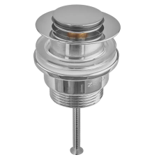 Донный клапан для раковины Zerix BV-04 1 1/4'' универсальный (с/без перл) СLICK-СLACK (Цвет хром) (ZX6021)