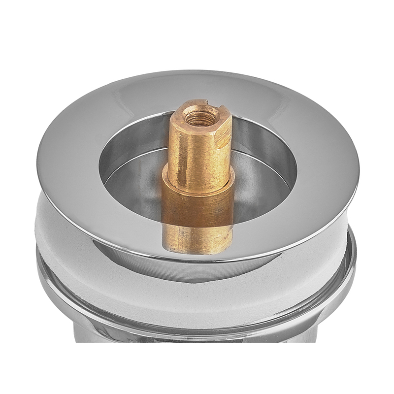 Донный клапан для раковины Zerix BV-04 1 1/4'' универсальный (с/без перл) СLICK-СLACK (Цвет хром) (ZX6021)