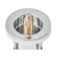 Донный клапан для раковины Zerix BV-05 1 1/4'' с переливом автоматический СLICK-СLACK (Цвет хром) (ZX6022)