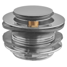 Донный клапан для ванны Zerix BV-07 1 1/2'' автоматический СLICK-СLACK (Цвет хром) (ZX6024)