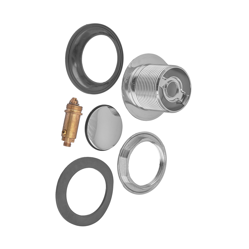 Донный клапан для ванны Zerix BV-07 1 1/2'' автоматический СLICK-СLACK (Цвет хром) (ZX6024)