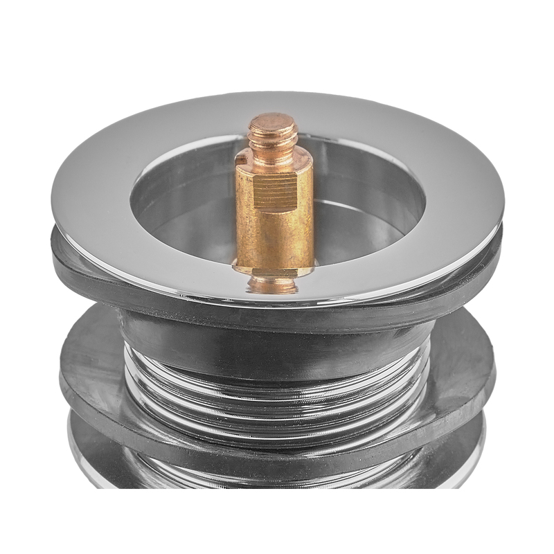 Донный клапан для ванны Zerix BV-07 1 1/2'' автоматический СLICK-СLACK (Цвет хром) (ZX6024)