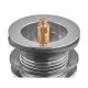 Донный клапан для ванны Zerix BV-07 1 1/2'' автоматический СLICK-СLACK (Цвет хром) (ZX6024)