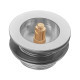 Донный клапан для ванны Zerix BV-08 1 1/2'' автоматический СLICK-СLACK (Цвет хром) (ZX6025)