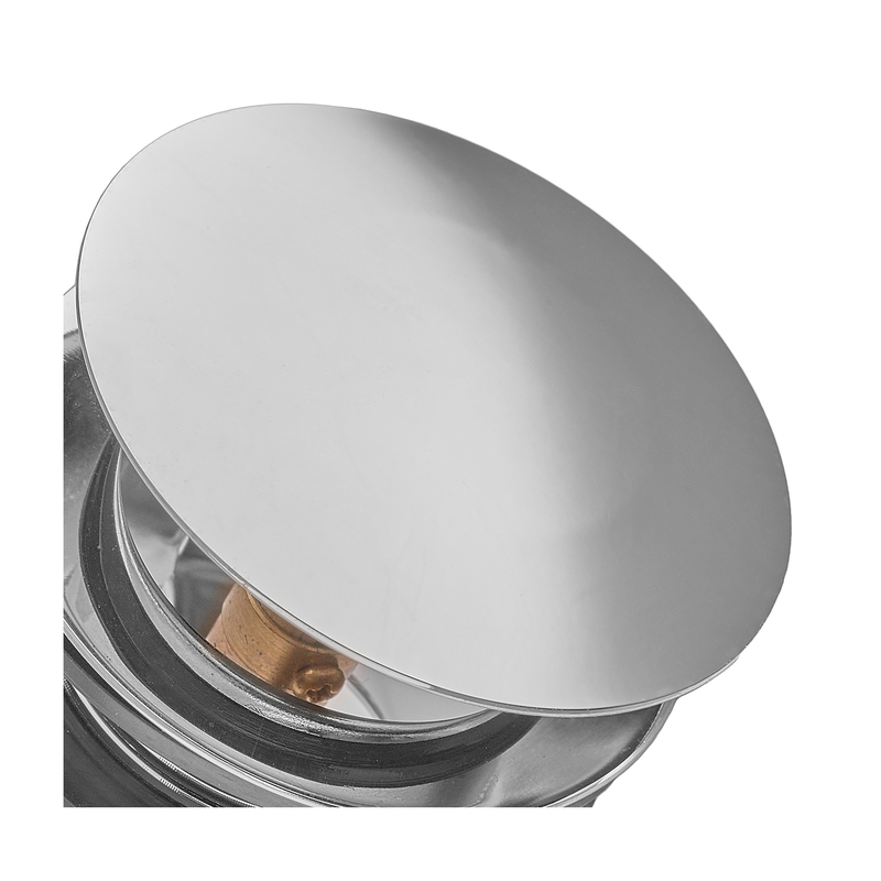 Донный клапан для ванны Zerix BV-08 1 1/2'' автоматический СLICK-СLACK (Цвет хром) (ZX6025)
