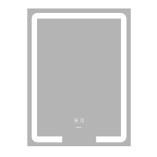 Зеркало Zerix Prime MR02-50x80 с LED Touch, Anti-fog, димером, регулятором яркости (ZX6052)