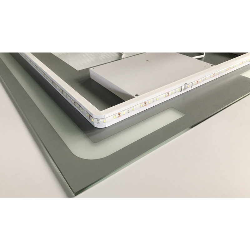 Зеркало Zerix Prime MR02-50x80 с LED Touch, Anti-fog, димером, регулятором яркости (ZX6052)