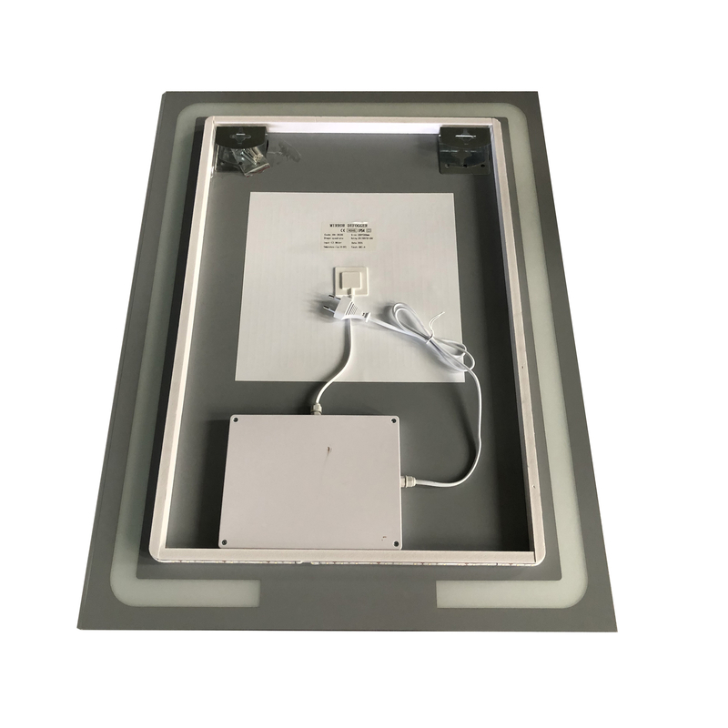 Зеркало Zerix Prime MR02-50x80 с LED Touch, Anti-fog, димером, регулятором яркости (ZX6052)