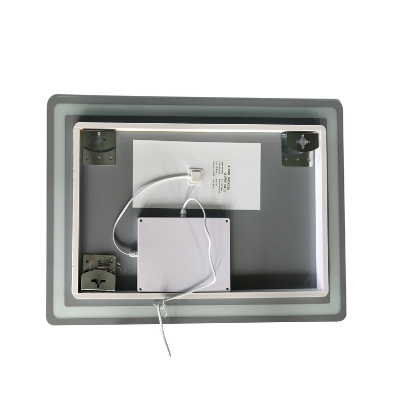 Зеркало Zerix Mirra MR05-70x50-REVERSE с LED Touch, Anti-fog, димером, регулятором яркости (ZX6055)