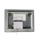 Зеркало Zerix Mirra MR05-80x60-REVERSE с LED Touch, Anti-fog, димером, регулятором яркости (ZX6056)