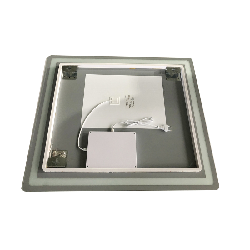 Зеркало Zerix Mirra MR05-80x70-REVERSE с LED Touch, Anti-fog, димером, регулятором яркости (ZX6057)