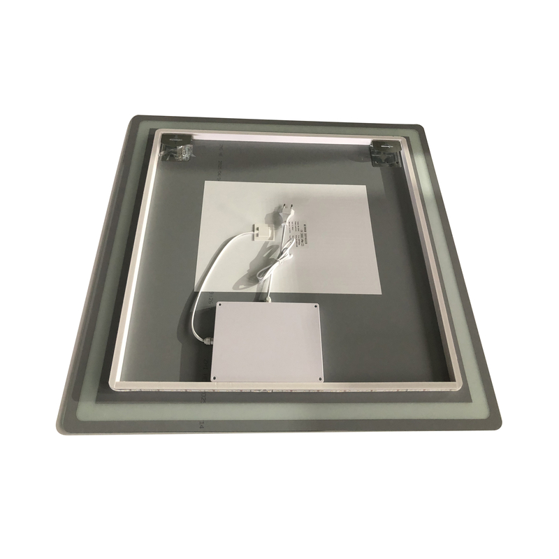 Зеркало Zerix Mirra MR05-80x80 с LED Touch, Anti-fog, димером, регулятором яркости (ZX6058)