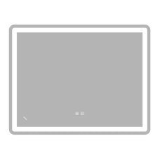 Зеркало Zerix Mirra MR05-90x70-REVERSE с LED Touch, Anti-fog, димером, регулятором яркости (ZX6059)