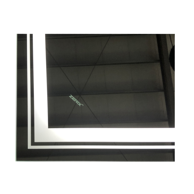 Зеркало Zerix Alive MR06-80x60-REVERSE с LED Touch, Anti-fog, димером, регулятором яркости (ZX6062)