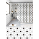 Шторка для ванной Zerix SCP-018-180x200 из PEVA (полиэтиленвинилацетата) (Узор 