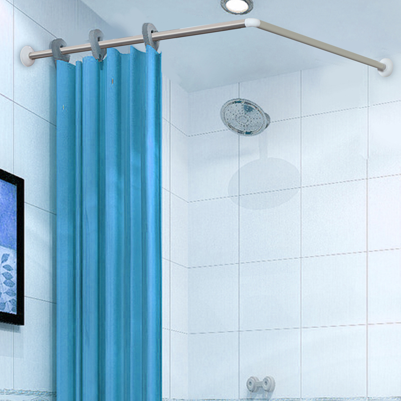 Штанга для шторки угловая Zerix CRS-A-80x80 80x80cm (нержавеющая сталь) (блистер) (ZX6100)
