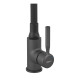 Смеситель для кухни Zerix Atrium-011-T Graphite Refl.Black (Цвет графит+силик.излив черный) (ZX6106)