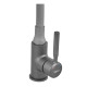 Смеситель для кухни Zerix Atrium-011-T Graphite Refl.Gray (Цвет графит+силик.излив серый) (ZX6107)