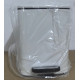 Мусорное ведро с плавным закрытием квадратное Zerix Kubix-TC0106 White 6 л (цвет белый) (ZX6109)
