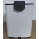 Мусорное ведро с плавным закрытием квадратное Zerix Kubix-TC0106 White 6 л (цвет белый) (ZX6109)