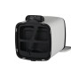 Мусорное ведро с плавным закрытием квадратное Zerix Kubix-TC0106 White 6 л (цвет белый) (ZX6109)