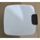 Мусорное ведро с плавным закрытием квадратное Zerix Kubix-TC0106 White 6 л (цвет белый) (ZX6109)