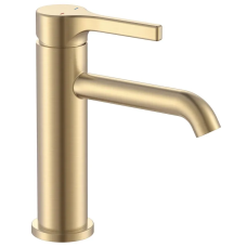 Смеситель для умывальника Zerix Rex-001-B Brushed Gold из нерж. стали (Цвет матовое золото) (ZX6116)