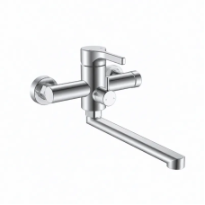Смеситель для ванны Zerix Rex-006 (Euro) Chrome с нерж. стали (Цвет хром) (ZX6118)