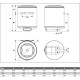 BOSCH Водонагрівач (бойлер) електричний 50 л. TR4000T 50 EBP 000004606