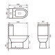 IMPRESE MALSE унитаз напольный с бачком не пристенный (63*37*80 см, rimless, сиденье duroplast), (c06204503)