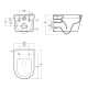 IMPRESE VACLAV унитаз подвесной (52,5*36*33см, rimless, сиденье тонкое duroplast slow-closing), (c06806403)