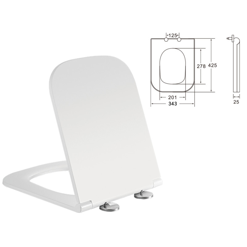 KUBIK унітаз підвісний c06810200(48,5*34*36,5 см, twist, сидіння duroplast)