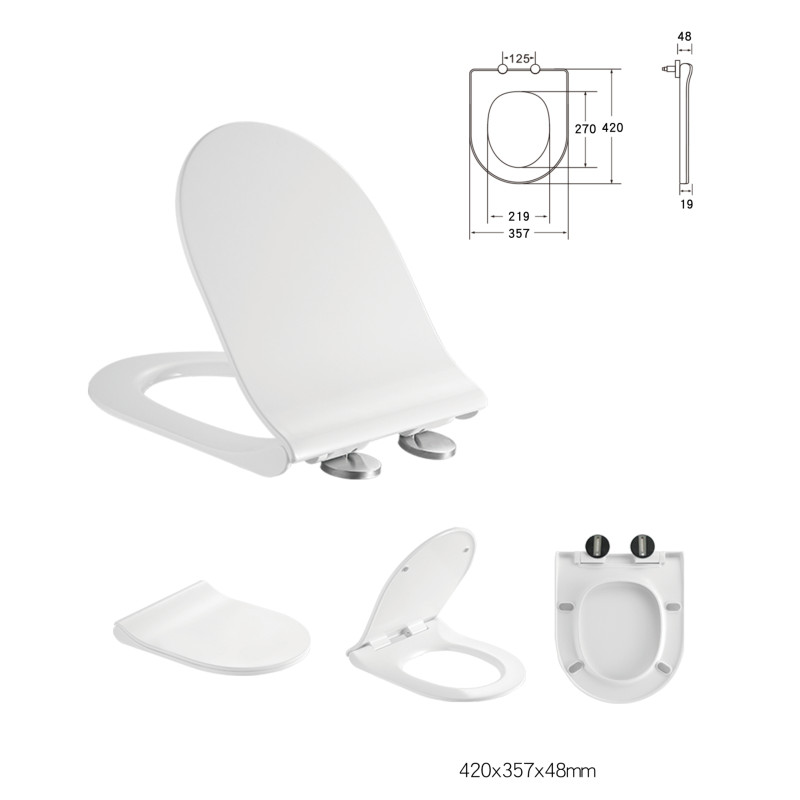 DOBRY унітаз підвісний c06822200 (48,5 * 36 * 36,5 см, twist, сидіння duroplast)