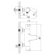 IMPRESE KUCERA змішувач для ванни термостат, хром, (f03203401AB)