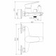IMPRESE ORLIK змішувач для ванни, хром, (f03209401CA)