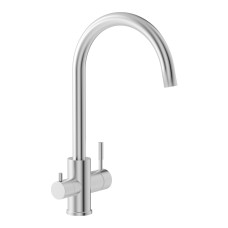 ARGO-S змішувач для кухні, f03409016FS, з підключенням питної води, сталь