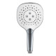 IMPRESE Душ ручний SPR370Q, 130 мм, 3 режими, кнопковий перемикач, хром, (f03600101DQ)