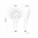 IMPRESE Душ ручний SPR370Q, 130 мм, 3 режими, кнопковий перемикач, хром, (f03600101DQ)