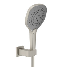 BILOVEC душовий гарнітур (лійка, тримач, шланг PVC), брашований нікель