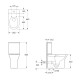 VYSKOV New Rimless компакт 62*35,5*84,5см, гор. випуск, нижнє пiдведення, бачок 3/4,5л, сидiння Slim slow-closing