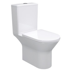 VYSKOV New Rimless унітаз підлоговий не пристінний 62*36*80,5см, гор. випуск, бачок 3/4,5л, нижнє підведення, сидіння Duroplast Slim slow-closing
