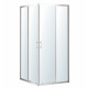 VALTICE New душова кабіна квадратна 90*90*190см, розсувні двері, скло прозоре