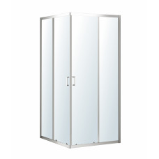 VALTICE New душова кабіна квадратна 100*100*190см, розсувні двері, скло прозоре