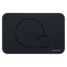 IMPRESE i7115, клавіша змиву, чорний soft-touch, пластик, (i7115PB)