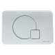 IMPRESE i7115, клавіша змиву, матовий хром, пластик, (i7115PS)