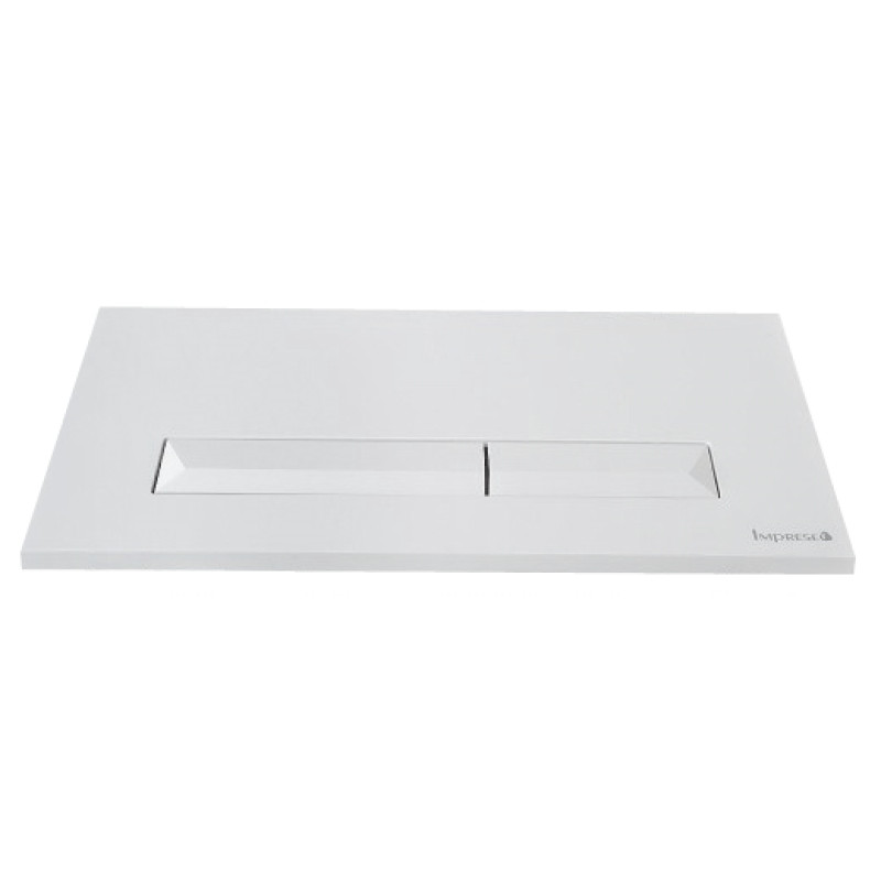 IMPRESE PAN,клавіша змиву, біла, пластик, (i8040W)