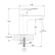 IMPRESE KIT 21082 набір змішувачів (3 в 1) змiшувач для умивальника, змiшувач для душа, душовий гарнітур, (kit21082)