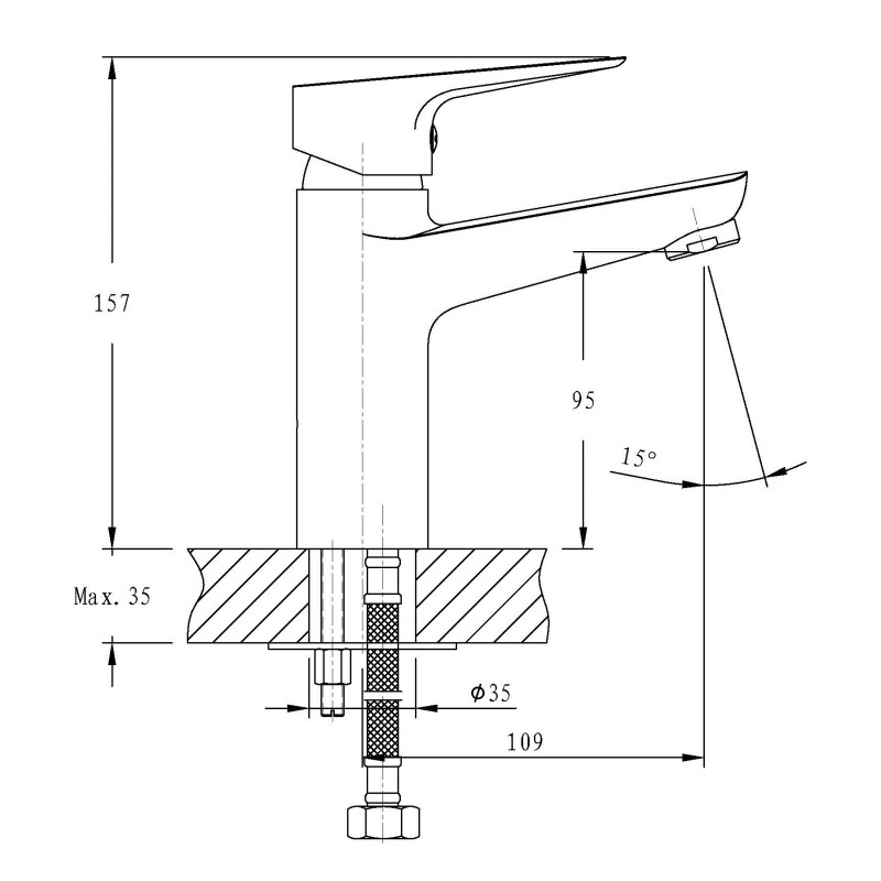 IMPRESE KIT 300901 набір змішувачів (3 в 1), змішувач для умивальника, змішувач для ванни, душовий гарнітур, (kit300901)