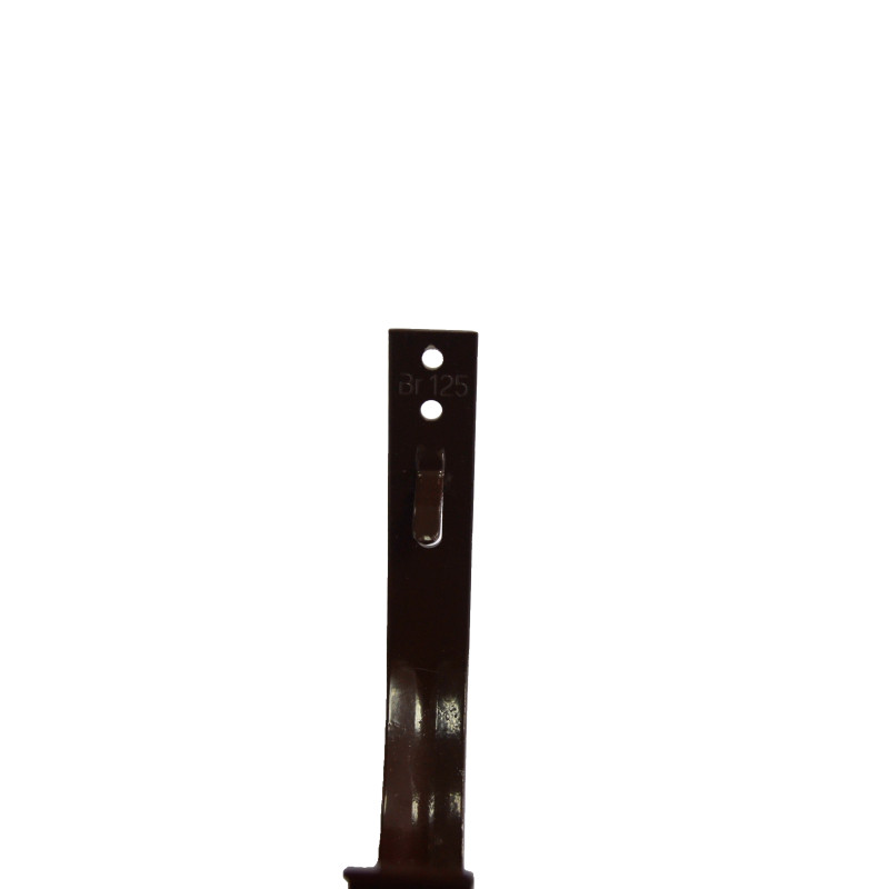 KVADO Тримач для ринви, короткий М2, коричневий RAL8017 (для 